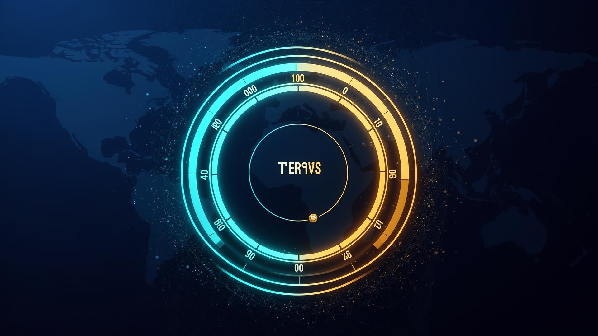 Stylised AI readiness gauge showing the four tier scoring band from 0 to 100